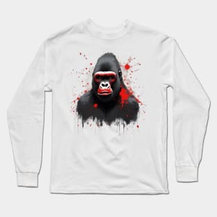 gorilla head Long Sleeve T-Shirt